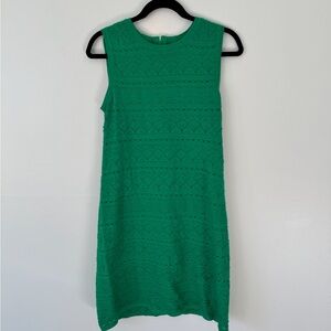 Eliza J Vibrant Green Lace Mini Dress